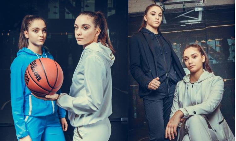 Tombolini, le gemelle del basket Matilde ed Eleonora Villa diventano ambassador del brand maceratese