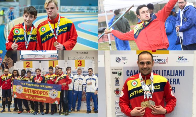 Anthropos show ai campionati italiani paralimpici: oltre 40 medaglie per il sodalizio civitanovese Anthropos show ai campionati italiani paralimpici: oltre 40 medaglie per il sodalizio civitanovese