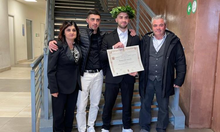 Corona d'alloro a Treia, Paolo Martorelli dottore in Scienze Motorie