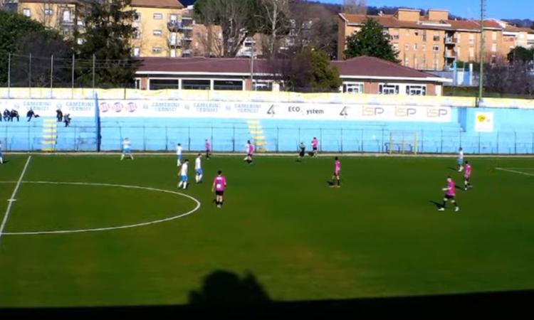 Serie D, al Tolentino non bastano 70 minuti con l'uomo in più: con il Cynthialbalonga è 1-1