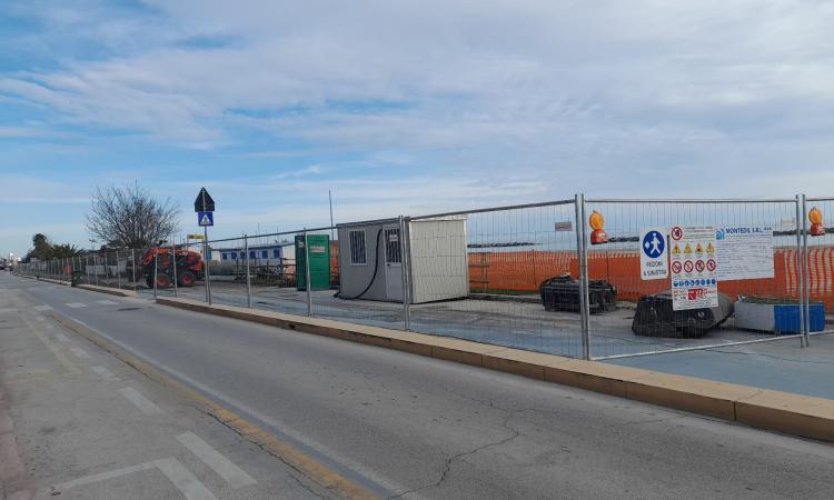 Civitanova, lavori in corso per la ciclovia Adriatica: in costruzione ponte lungo 175 metri