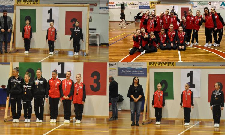 Tolentino, in 130 al palasport per il campionato regionale di ginnastica aerobica: ecco i premiati Tolentino, in 130 al palasport per il campionato regionale di ginnastica aerobica: ecco i premiati