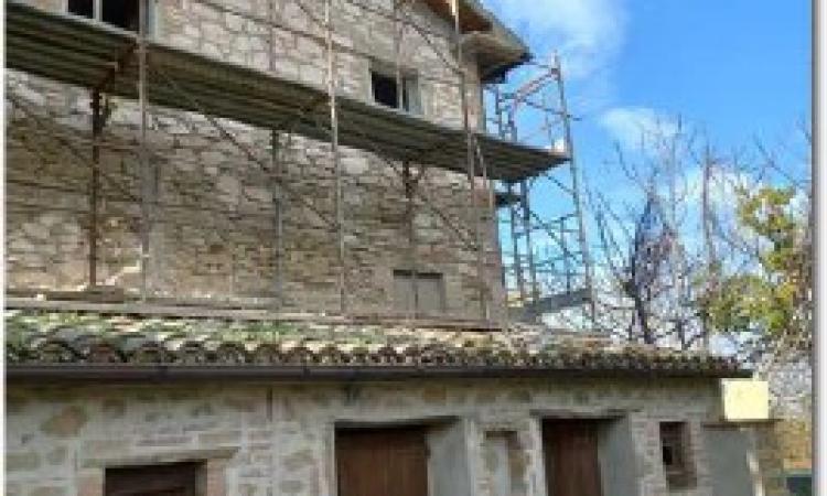 San Severino, post-sisma: torna agibile un'abitazione in località Aliforni