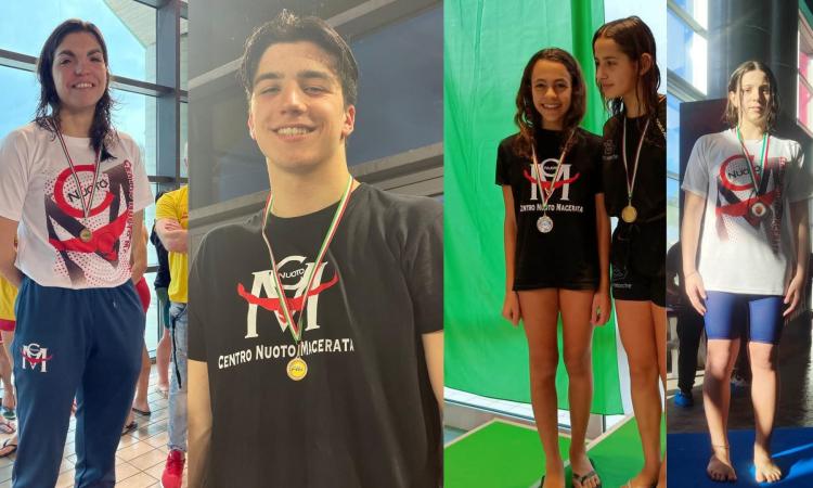 Centro Nuoto Macerata, 16 medaglie tra ragazzi e bambini ai Campionati Regionali Centro Nuoto Macerata, 16 medaglie tra ragazzi e bambini ai Campionati Regionali
