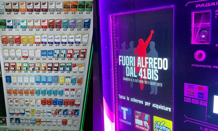 Pacchetti di sigarette a 10 centesimi: attacco hacker ai distributori con frasi pro Cospito