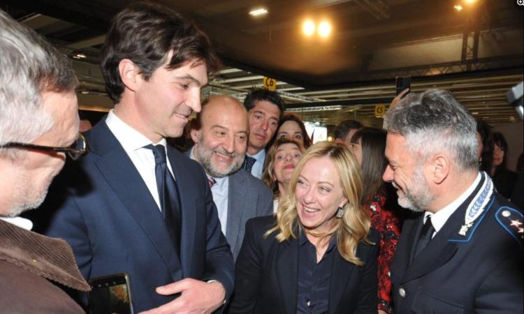 Vinitaly, Giorgia Meloni visita lo stand della regione Marche