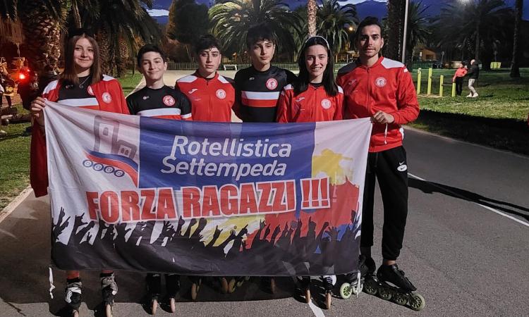 Pattinaggio, Rotellistica Settempeda al top ai campionati regionali