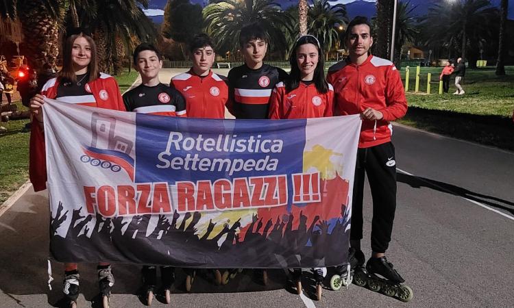 Pattinaggio, Rotellistica Settempeda al top ai campionati regionali Pattinaggio, Rotellistica Settempeda al top ai campionati regionali