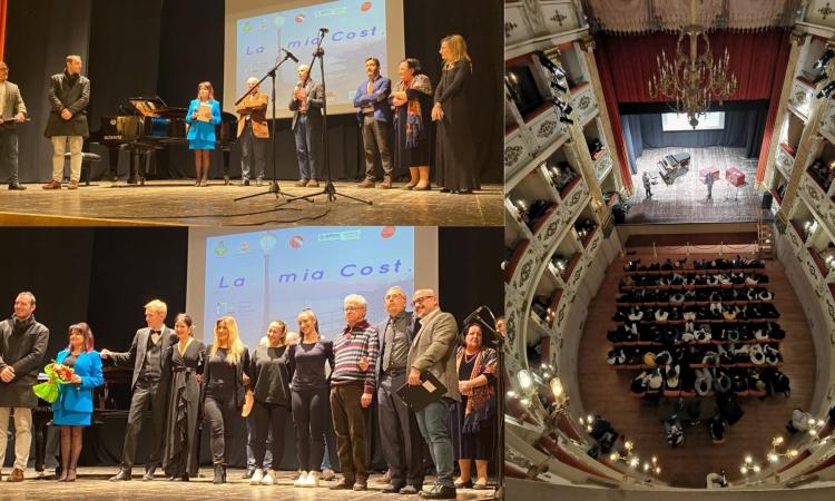 Treia, l'Ite "Gentili" di Macerata porta sul palco del teatro comunale "La mia Costituzione" Treia, l'Ite "Gentili" di Macerata porta sul palco del teatro comunale "La mia Costituzione"