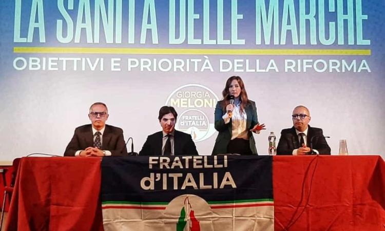 Macerata, FdI incontra i cittadini sulla riforma sanitaria regionale: presenti Acquaroli e Leonardi Macerata, FdI incontra i cittadini sulla riforma sanitaria regionale: presenti Acquaroli e Leonardi
