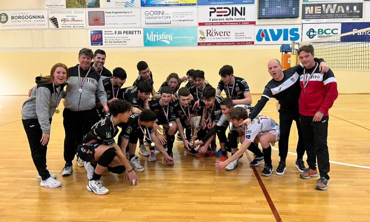 Volley, la Lube si consola con l'Academy: l'Under 15 conquista il titolo regionale