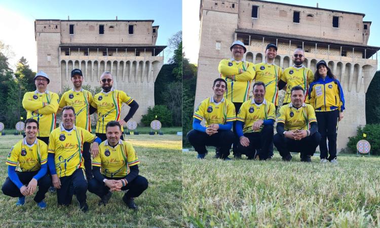 Tiro con l'arco, gli Arcieri del Medio Chienti vincono il bronzo al campionato italiano a squadre