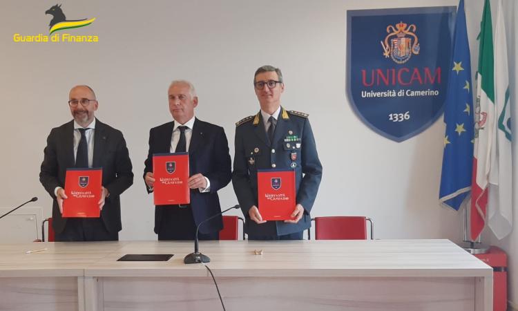 Intesa Guardia di Finanza-Unicam: protocollo per presidiare il corretto impiego delle risorse del Pnrr