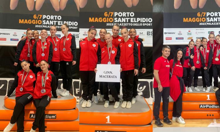 Ginnastica Macerata sugli scudi ai Campionati Gold di aerobica: cinque i titoli italiani conquistati