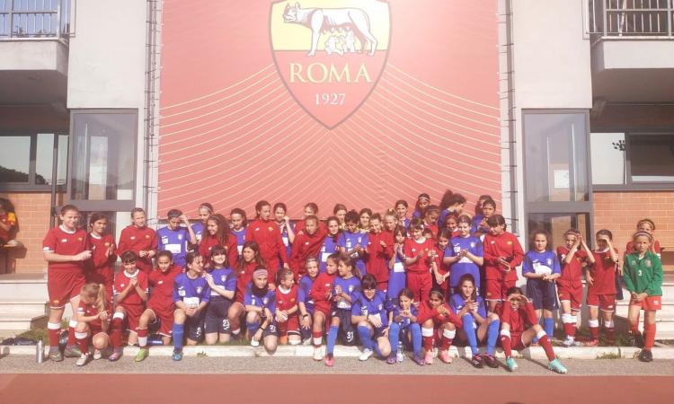 Calcio Femminile, le Under della Yfit Macerata a confronto con l'AS Roma: doppia amichevole nella Capitale