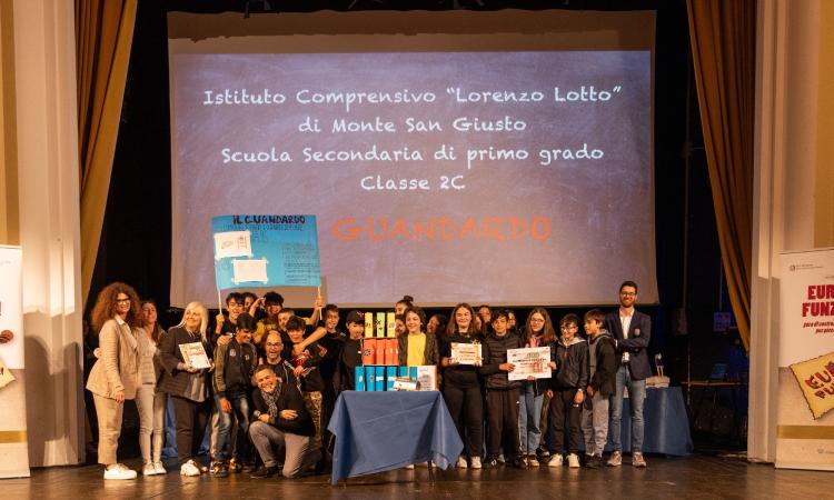 Il gioco "Guandardo" dell'Istituto 'Lotto' di Monte San Giusto trionfa a Eureka! Funziona! Il gioco "Guandardo" dell'Istituto 'Lotto' di Monte San Giusto trionfa a Eureka! Funziona!