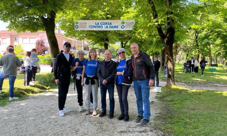 Matelica, ai giardini pubblici la corsa contro la fame