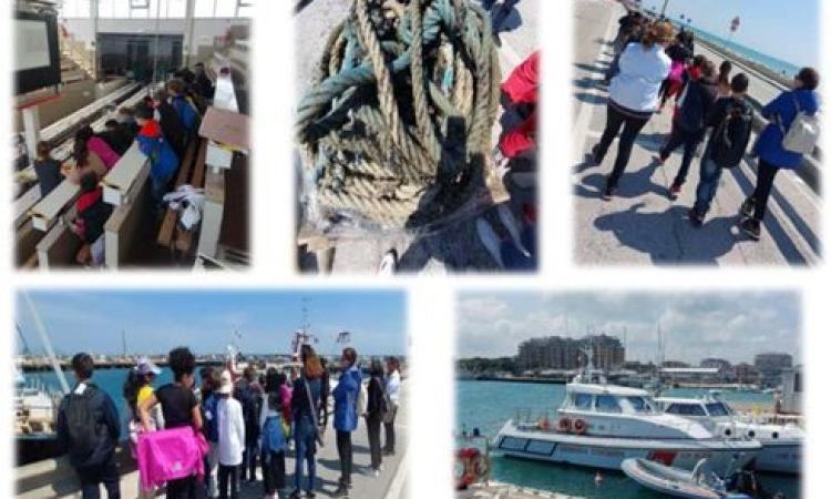 Civitanova, alunni alla scoperta del mercato ittico e della Capitaneria di porto
