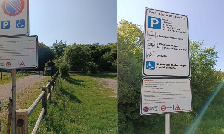 Pianoro di Canfaito, nuove regole per l'area parcheggio: la sosta diventa a pagamento