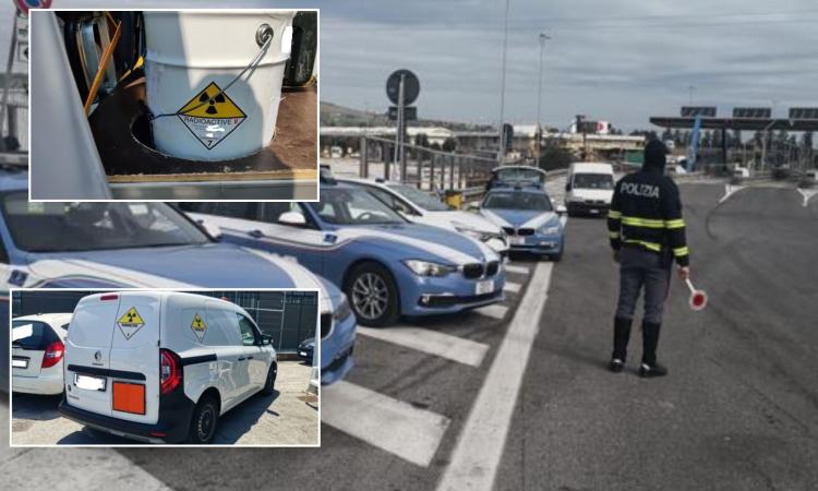 Civitanova, fermato al casello A14 con carico illegale di materiale radioattivo: scatta la denuncia