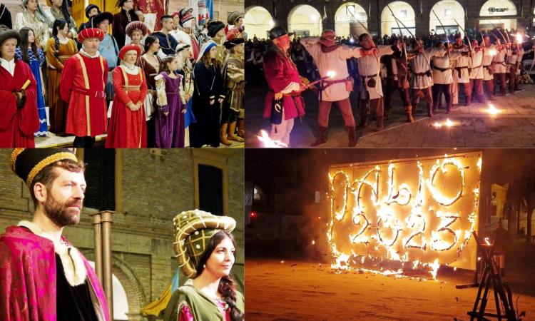 San Severino, corteo storico da record per il Palio: 2mila figuranti in piazza del Popolo San Severino, corteo storico da record per il Palio: 2mila figuranti in piazza del Popolo