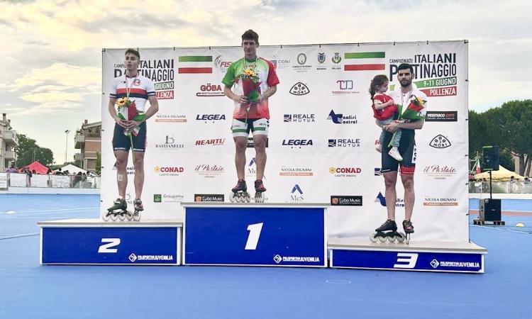 Pollenza, Civitanova Skating sul podio ai Campionati Italiani di Pattinaggio: bronzo per Angeletti