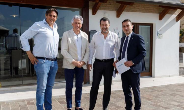 Macerata, incontro tra Parcaroli e Salvini: focus su 'Mattei-La Pieve' e intervalliva Tolentino-San Severino Macerata, incontro tra Parcaroli e Salvini: focus su 'Mattei-La Pieve' e intervalliva Tolentino-San Severino