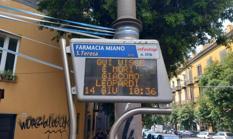 Fermata "Giacomo Leopardi", la città di Napoli rende omaggio al grande poeta recanatese