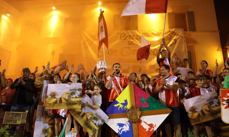Pollenza, il leone vince il Palio San Giovanni 2023: estratti i numeri vincenti della lotteria Pollenza, il leone vince il Palio San Giovanni 2023: estratti i numeri vincenti della lotteria