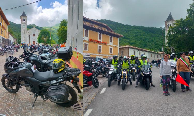 Bolognola, oltre 120 centauri al Motoraduno in memoria di Andrea Pavoni