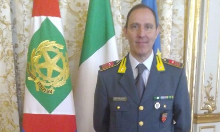 Guardia di Finanza, premiato a Roma il comandante della Tenenza di Porto Recanati Diego Crovace