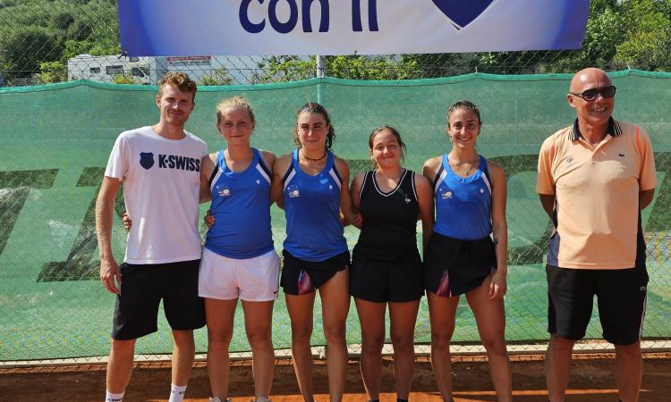 Tennis Tolentino, terza promozione in 3 anni per la squadra femminile: il sogno B1 è realtà