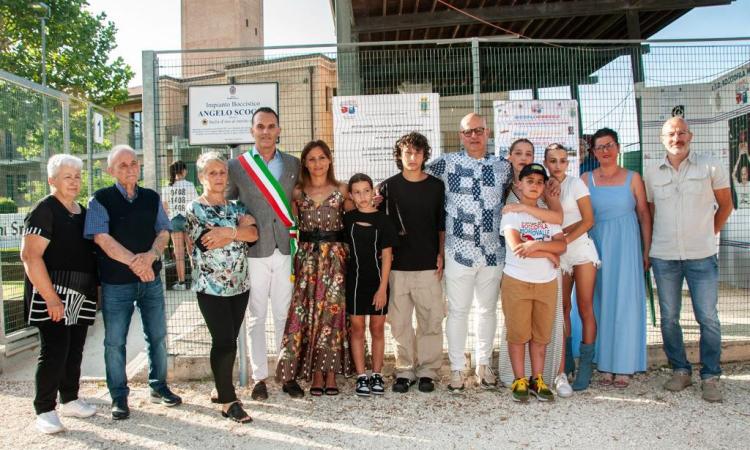 Morrovalle, l'impianto da bocce outdoor del Parco Pegaso intitolato ad Angelo Scocco Morrovalle, l'impianto da bocce outdoor del Parco Pegaso intitolato ad Angelo Scocco