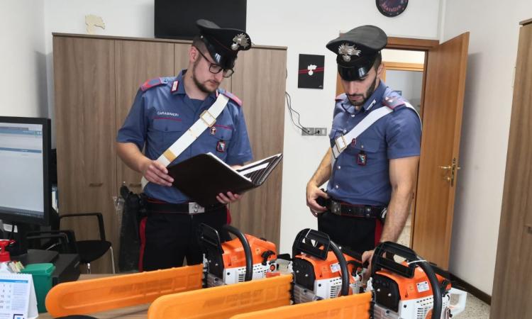 Esanatoglia, tenta di vendere motoseghe con marchi contraffatti: denunciato 40enne pregiudicato Esanatoglia, tenta di vendere motoseghe con marchi contraffatti: denunciato 40enne pregiudicato