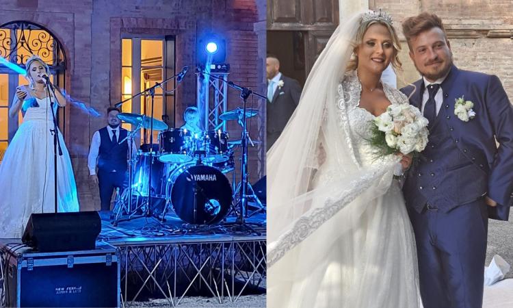 Camerino, matrimonio "rock" per Chiara e Giacomo: è festa nella casa di Adesso Musica
