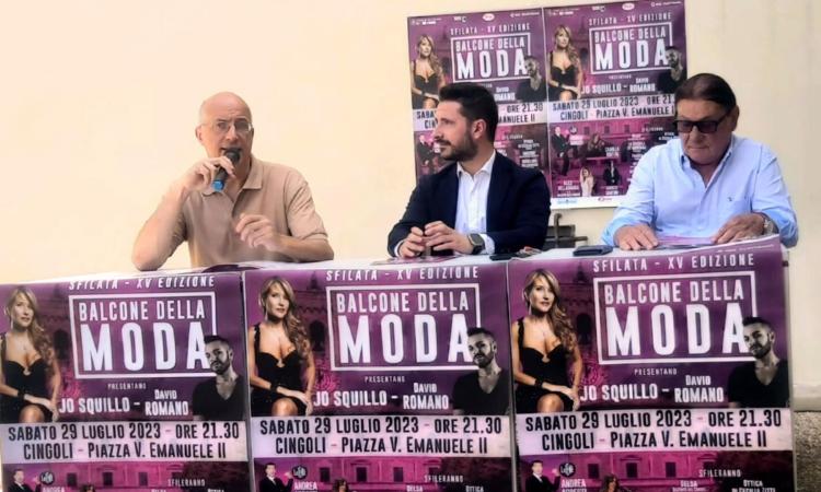 Cingoli, torna il "Balcone della Moda": Jo Squillo e David Romano presentatori d'eccezione