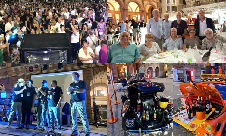 Tolentino, le discoteche "Imagine" e "Tartaruga" rivivono in piazza: il 'popolo della notte' torna a ballare