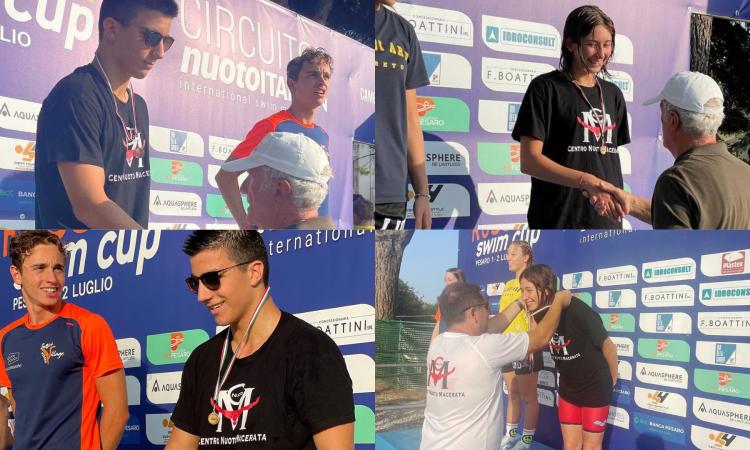 Centro Nuoto Macerata, Giada Leboroni e Alessandro Pianesi brillano ai campionati regionali