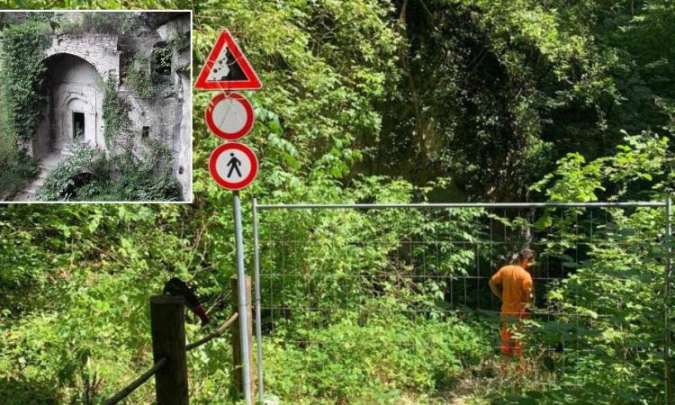 San Severino, messa in sicurezza dell'Abbazia di Sant’Eustachio in Domora: si vede la luce per i lavori