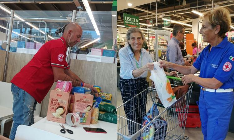 Camerino, tanta generosità alla raccolta alimentare CRI: 411 kg di beni di prima necessità