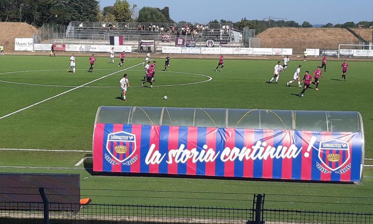 Eccellenza, la Sangiustese Vp fa suo il derby con il Tolentino sul filo di lana: decide Del Gobbo al 95' Eccellenza, la Sangiustese Vp fa suo il derby con il Tolentino sul filo di lana: decide Del Gobbo al 95'