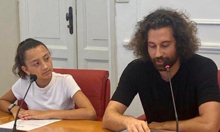 Simone Riccioni regista e attore del nuovo film "Neve", girato nelle Marche con set principale a Treia