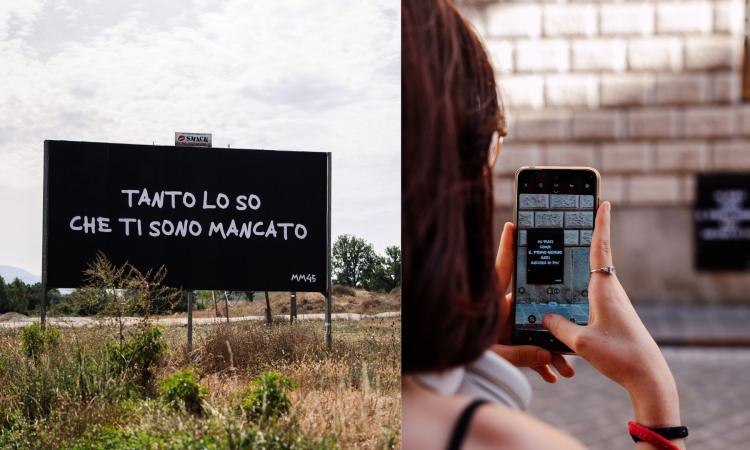 "Tanto lo so che ti sono mancato": svelato il mistero dei manifesti con frasi d'amore "Tanto lo so che ti sono mancato": svelato il mistero dei manifesti con frasi d'amore