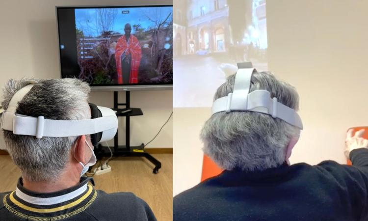 Montecosaro, la realtà virtuale entra nelle case di riposo Montecosaro, la realtà virtuale entra nelle case di riposo