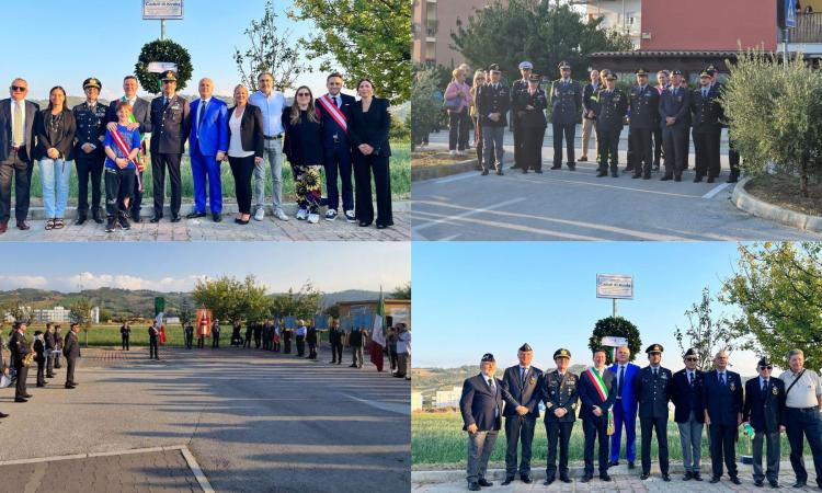 Tolentino, un piazzale dedicato ai Caduti di Kindu: commozione per la cerimonia di intitolazione