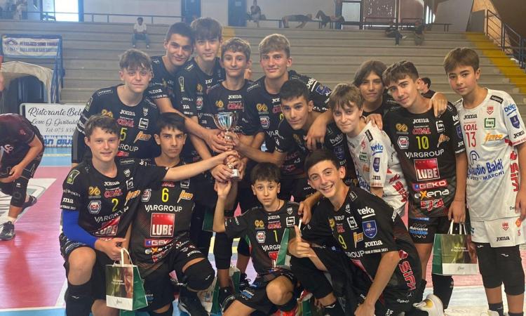 Academy Volley Lube, l'under 14 biancorossa ha vinto il Torneo di San Giustino