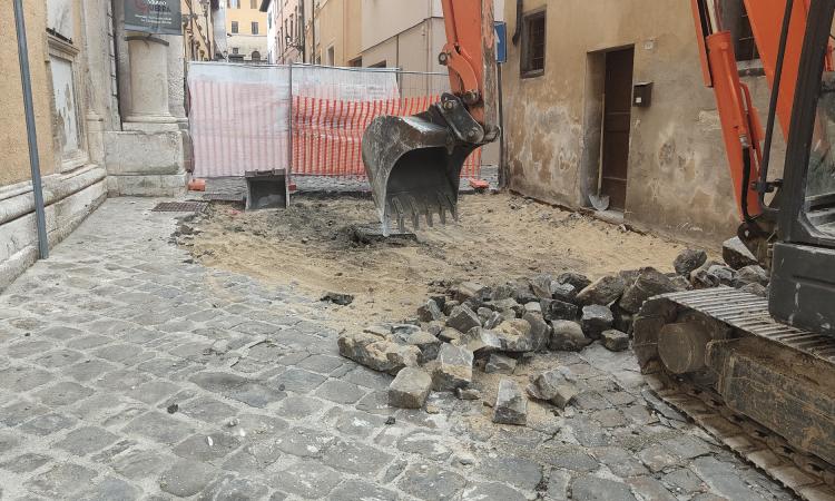 San Severino, lavori in via Battisti: come cambia la viabilità