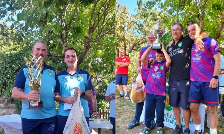 Ruzzola, i maceratesi dell'Asd Polverina quinti al Gran Premio della Montagna Ruzzola, i maceratesi dell'Asd Polverina quinti al Gran Premio della Montagna
