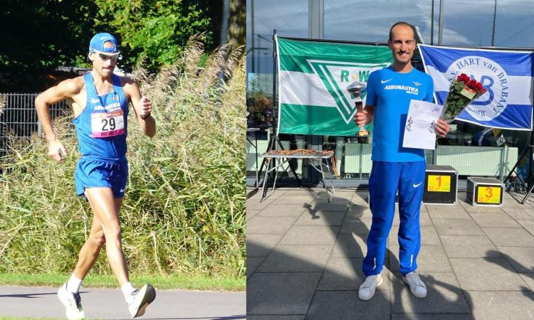 Macerata, Michele Antonelli vince in Olanda la 20 km di marcia e migliora il suo record