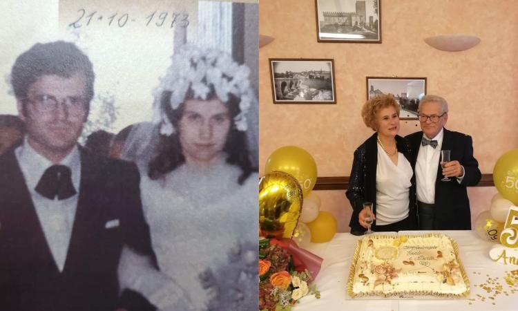 Cessapalombo, nozze d'oro per Ennio e Maria: 50 anni di vita insieme